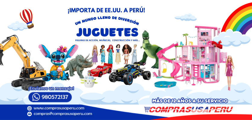 Las mejores marcas de juguetes para niños y niñas ¡Importado de USA a Perú!